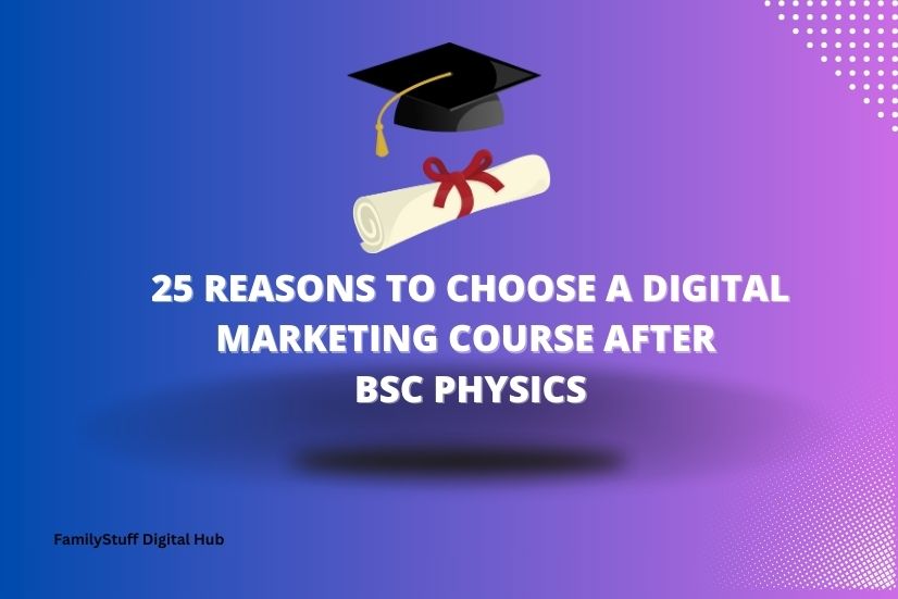 a image shows that digital marketing course after bsc physics