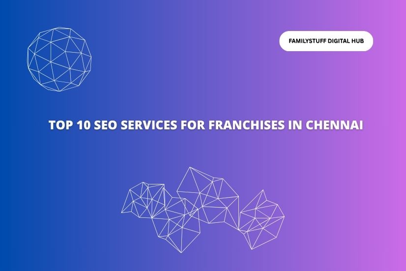 a image with the text Top 10 SEO Services for Franchises in Chennai