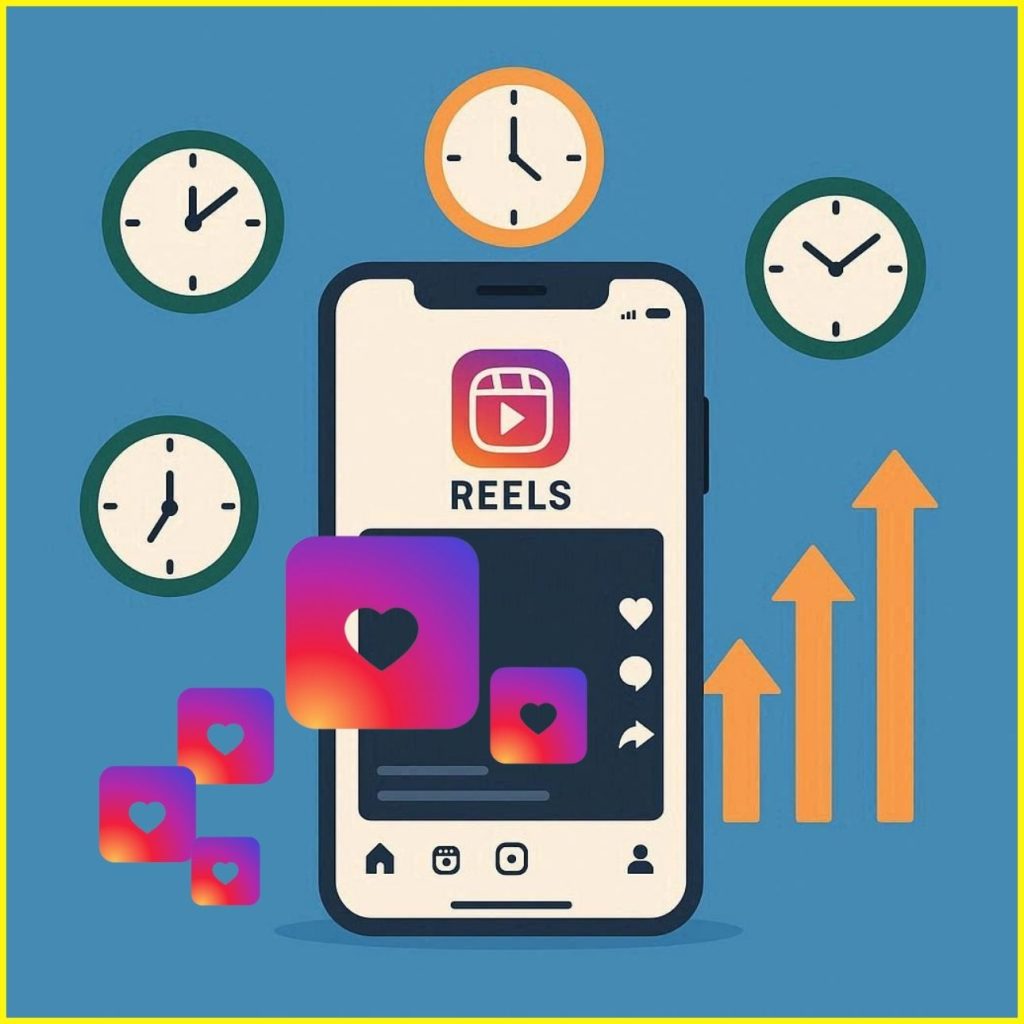 instagram reels upload time today